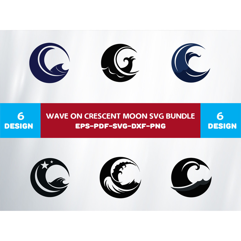 Wave On Crescent Moon 0