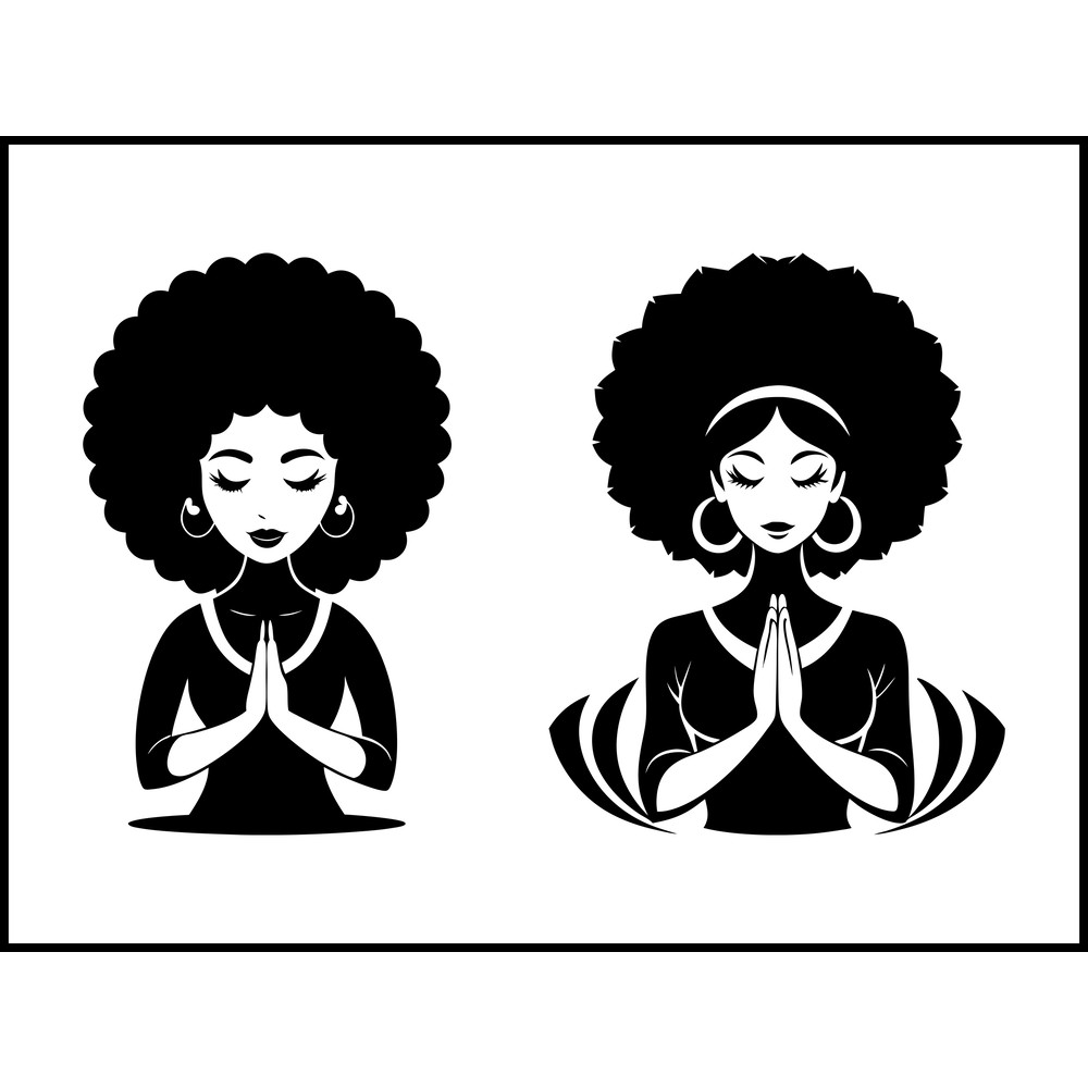 Afro Diva Praying 1