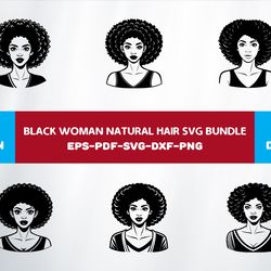 black woman natural hair