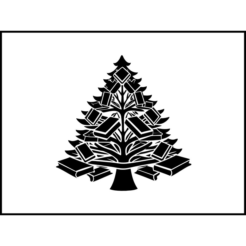Book Christmas Tree 2