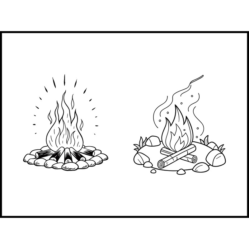 Decorative Campfire 1