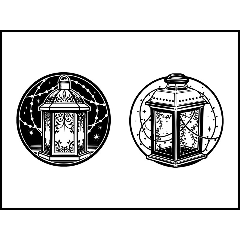 Fairy Light Lantern 1