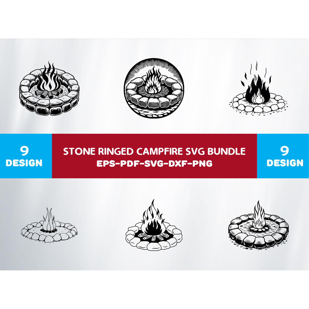 Stone Ringed Campfire 0