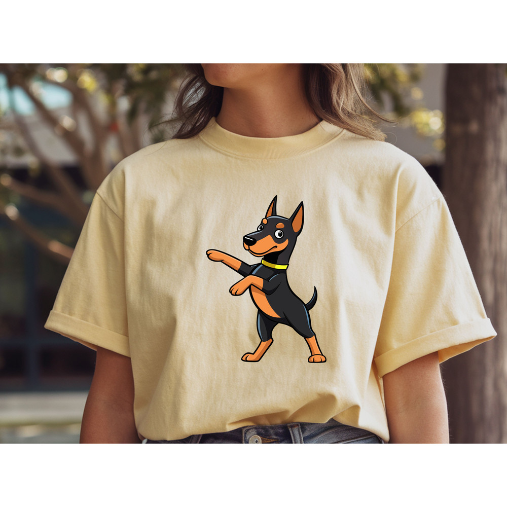 Dabbing Doberman Pinscher T Shirt 1
