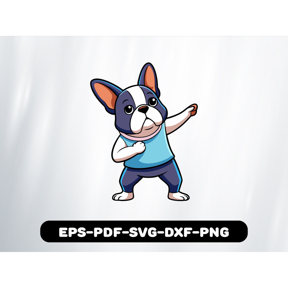 Dabbing French Bulldog T Shirt 0