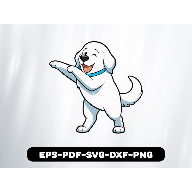 Dabbing Great Pyrenees T Shirt 0