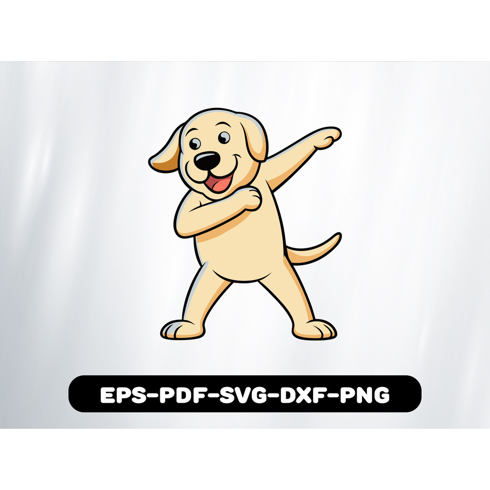 Dabbing Labrador Retriever Dog T Shirt 0