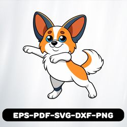 dabbing papillon t shirt