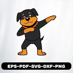 dabbing rottweiler t shirt