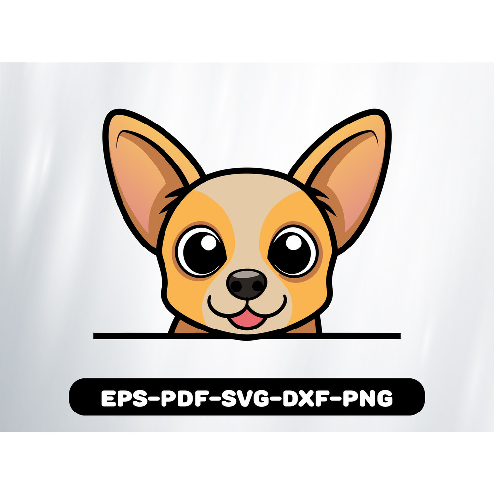 Cute Peeking Chihuahua Breed 0