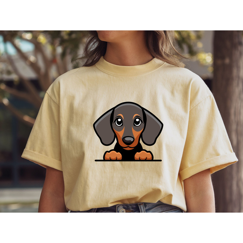 Peeking Puppy Decals 1