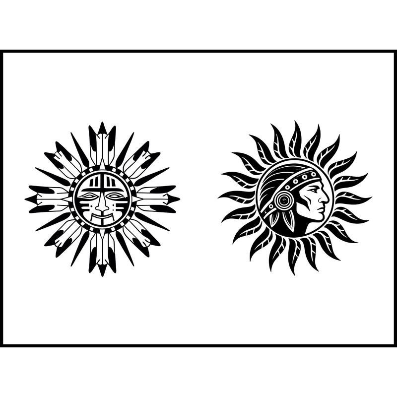 Native American Sun Symbol 1