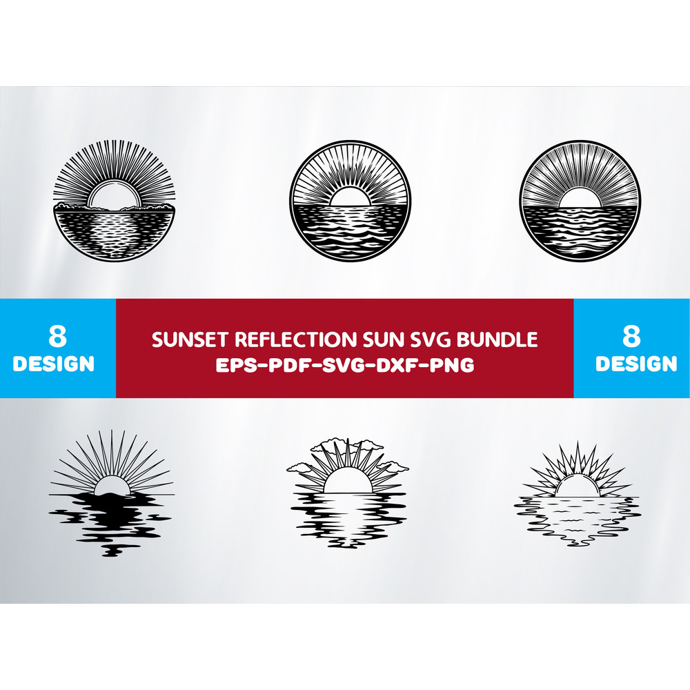 Sunset Reflection Sun 0