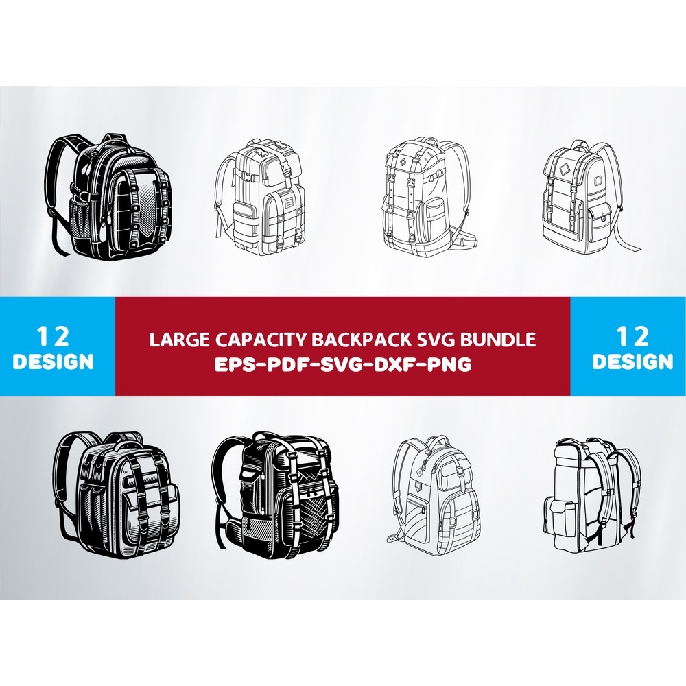Large Capacity Backpack 0