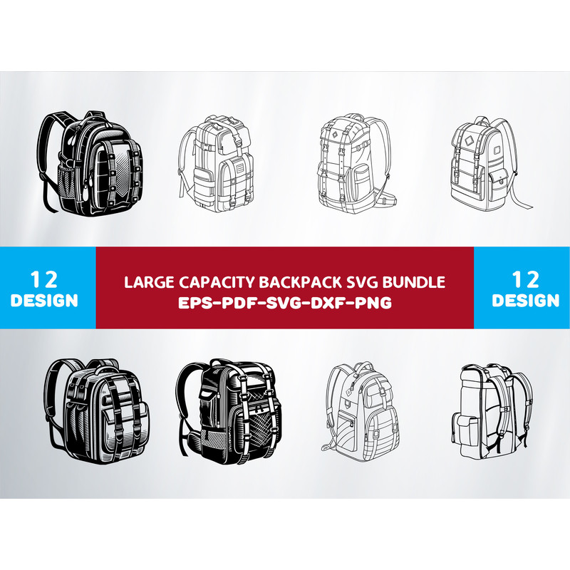 Large Capacity Backpack 0