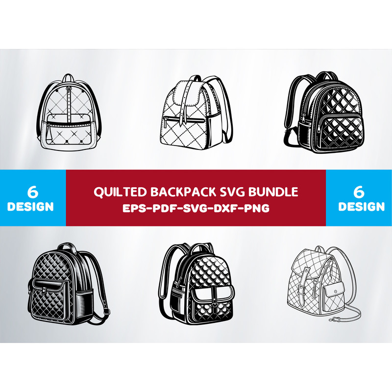 Quilted Backpack 0