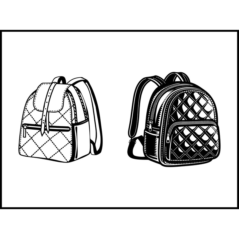 Quilted Backpack 1