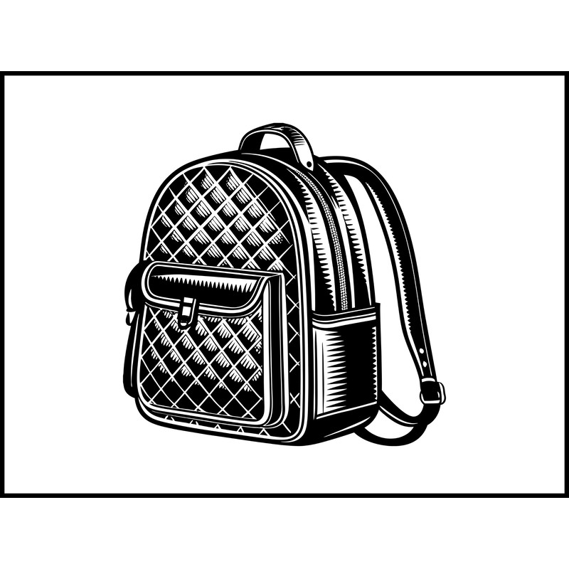 Quilted Backpack 2