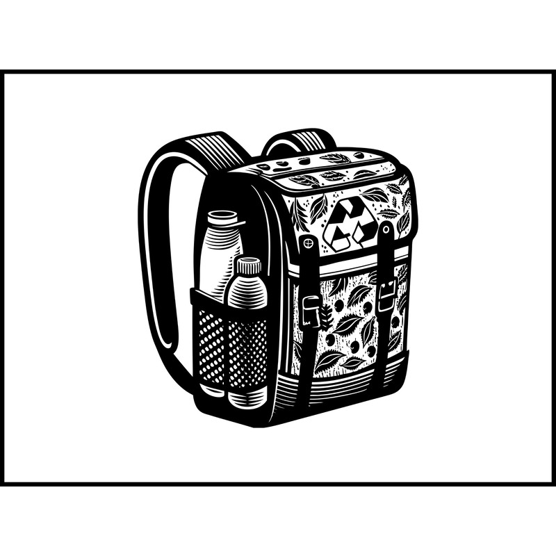 Recycled Material Backpack 2