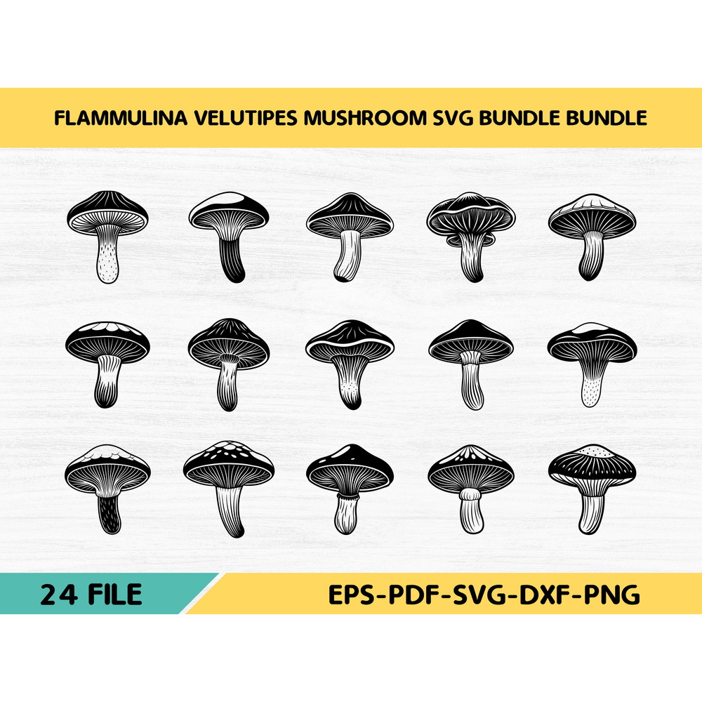 Flammulina Velutipes Mushroom 1 0