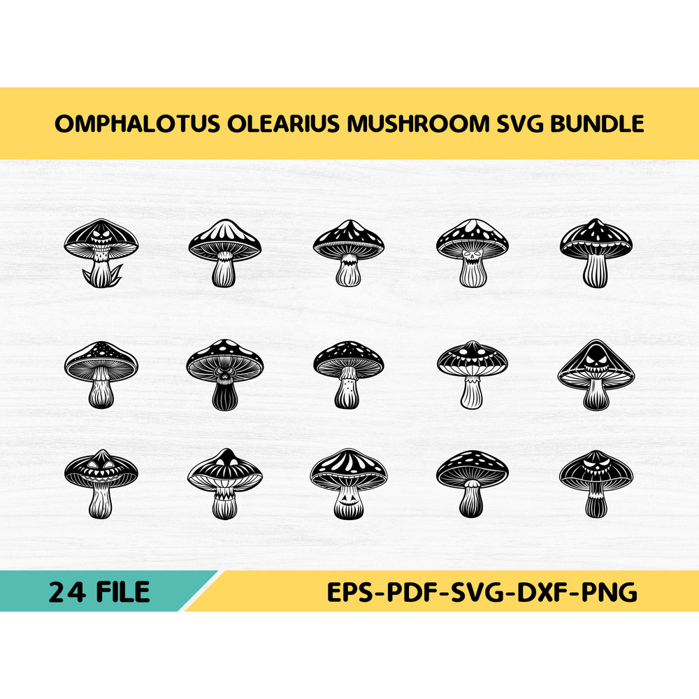 Omphalotus Olearius Mushroom 0