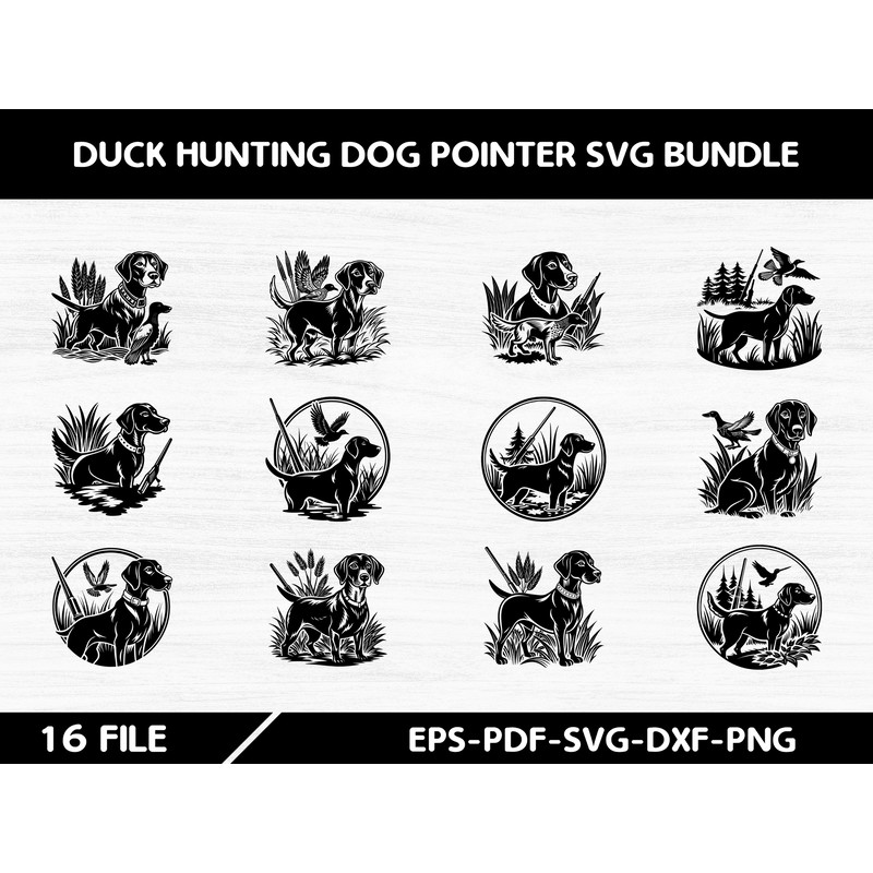 Duck Hunting Dog Pointer 0