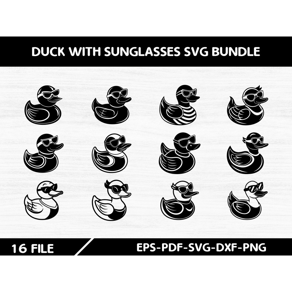 Duck With Sunglasses 0