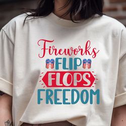 fireworks flip flops freedom
