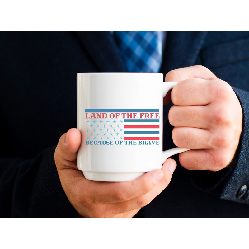 Land Of The Free Because Of The Brave T Shirt Design 1 1