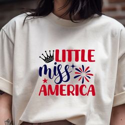 little miss america t shirt design