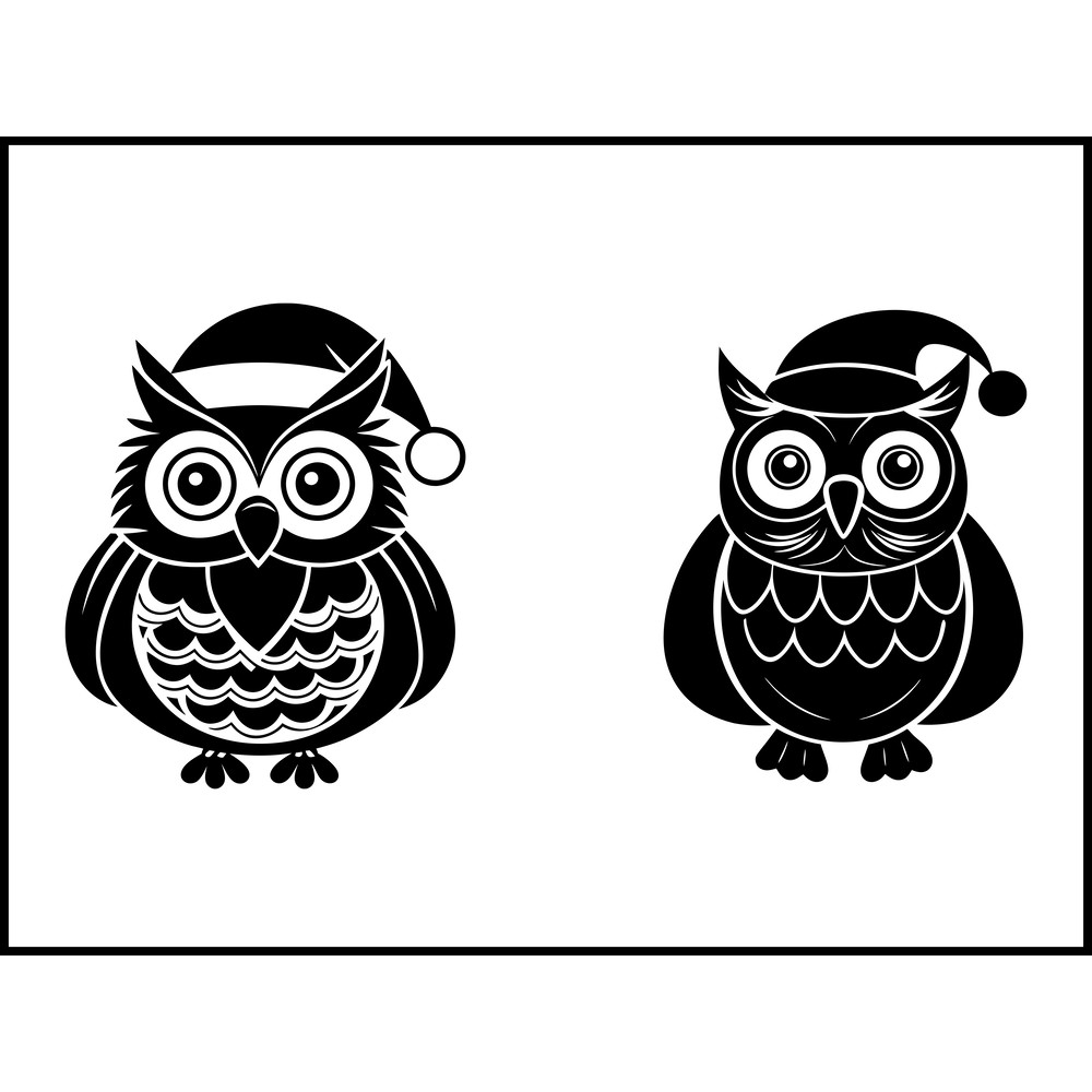 Christmas Owl Svg Bundle 2