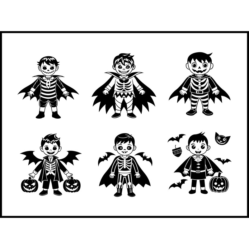 Halloween Costume Svg Bundle 1