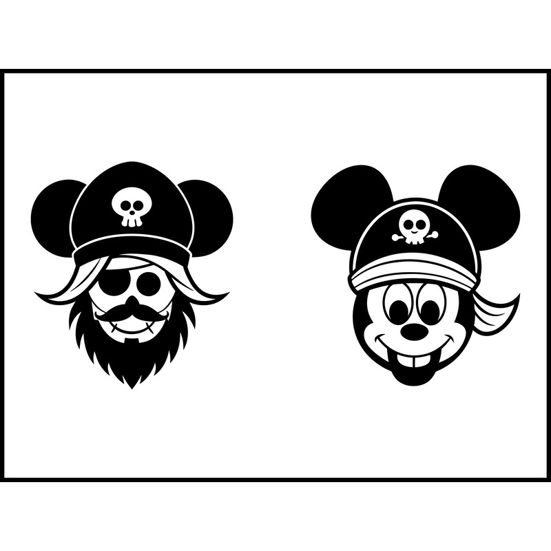 Pirate Mickey Svg Bundle 2