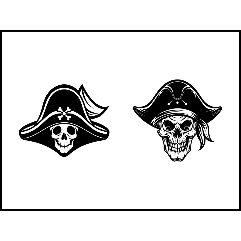 Pirate Skull Svg Bundle 2