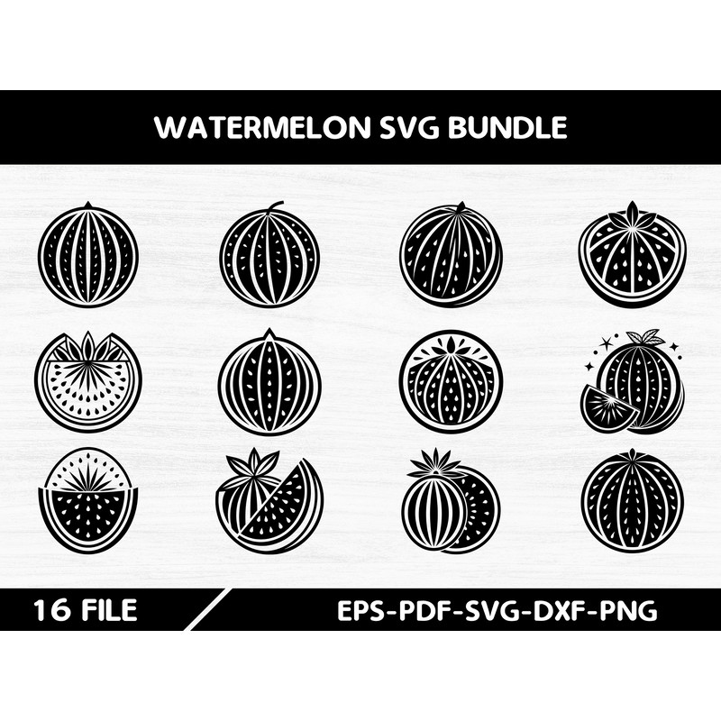 Watermelon SVG Bundle 1 0
