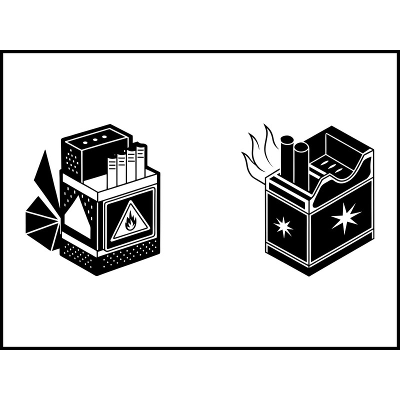 Cigarette Pack Box Svg Bundle 2