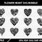 Flower Heart Svg Bundle 0