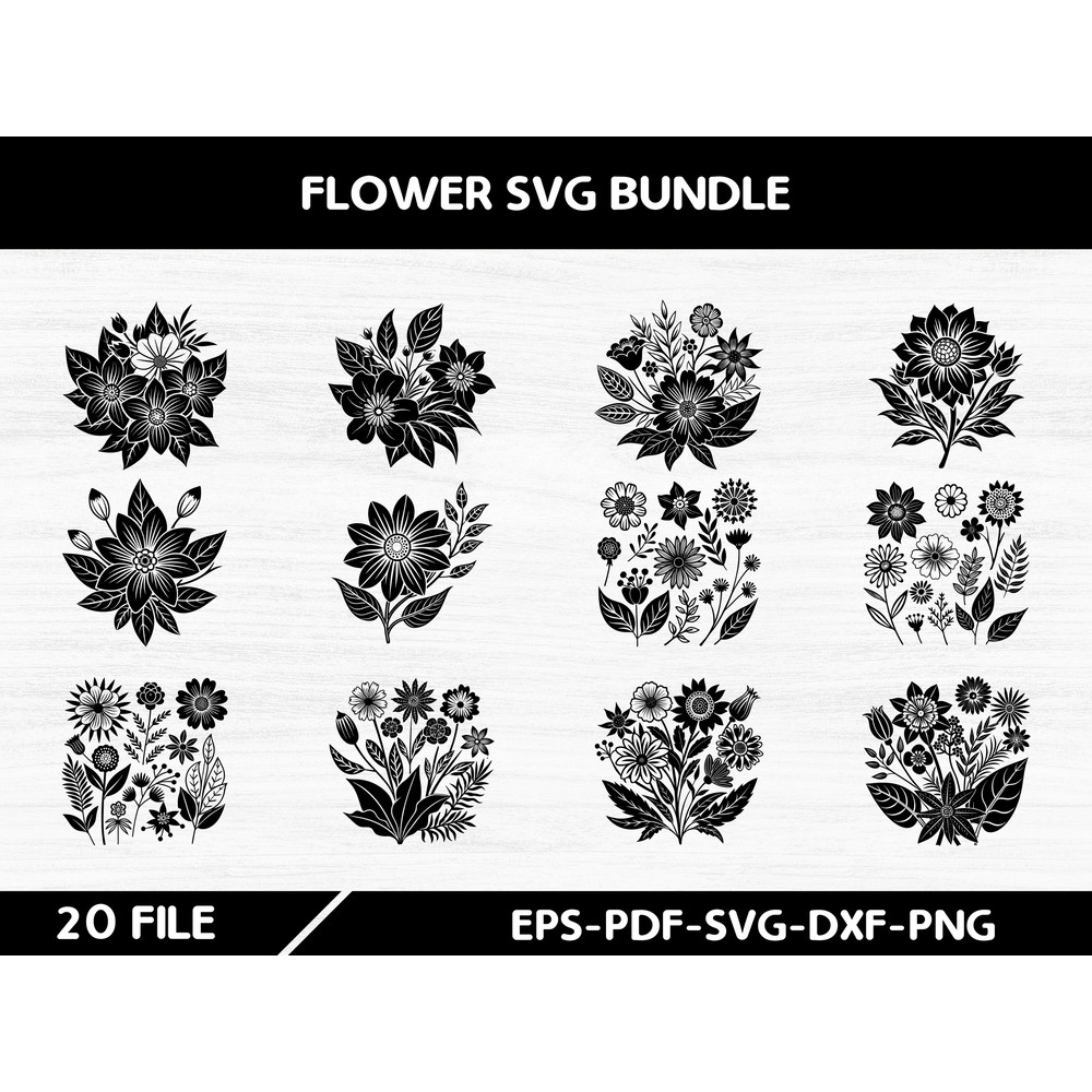 Flower Svg Bundle 0