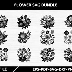 flower svg bundle