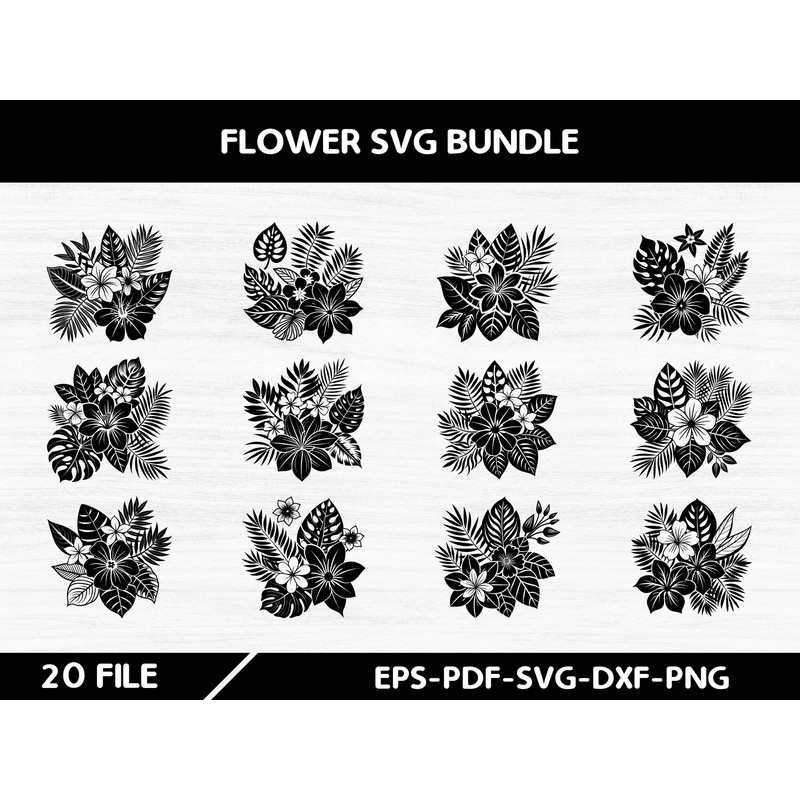 Flower Svg Bundle 1 0