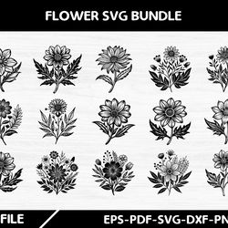 flower svg bundle 3
