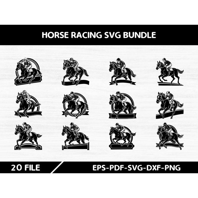 Horse Racing Svg Bundle 0