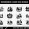 Moose Bear Canoe Svg Bundle 0