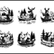 Moose Bear Canoe Svg Bundle 1