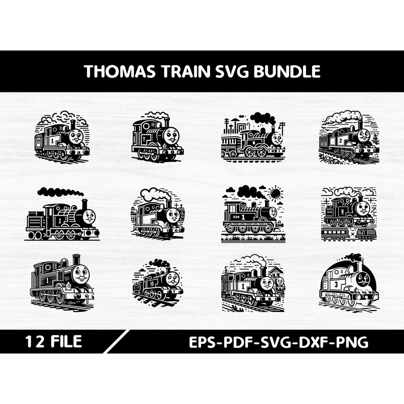 Thomas Train Svg Bundle 0