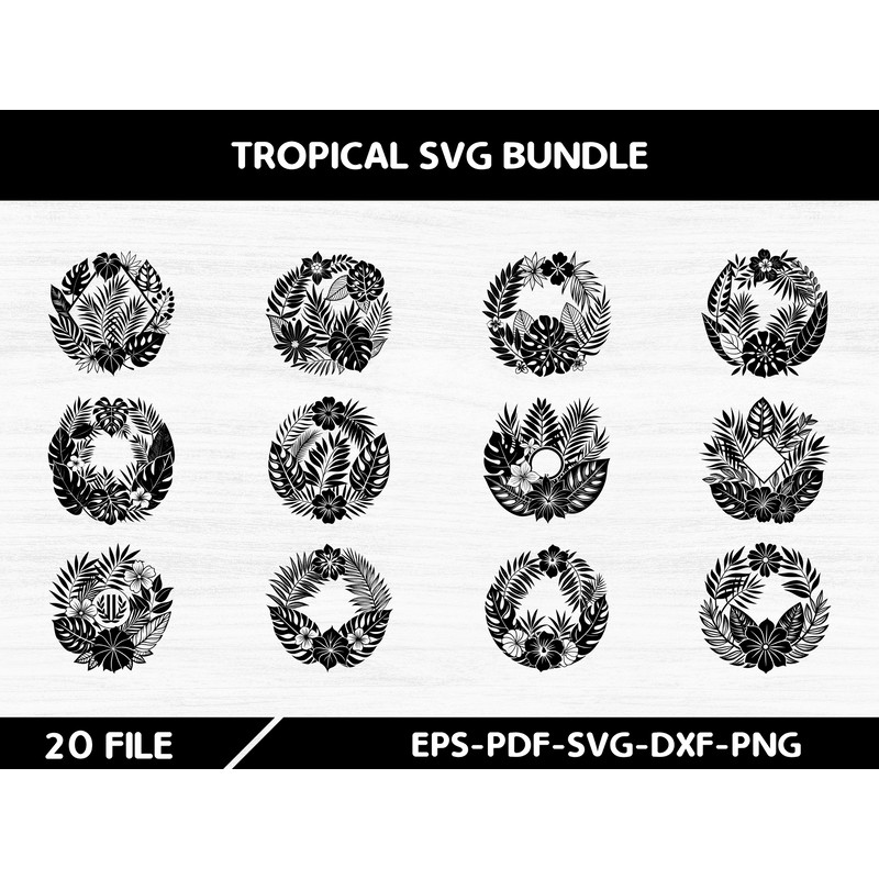 Tropical Svg Bundle 0