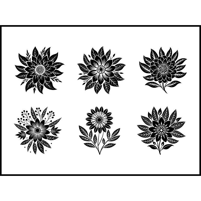 Wild Flower Svg Bundle 1
