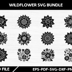 wildflower svg bundle 2