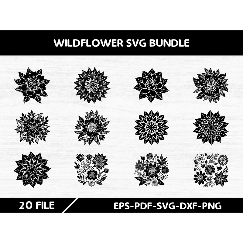 Wildflower Svg Bundle 2 0