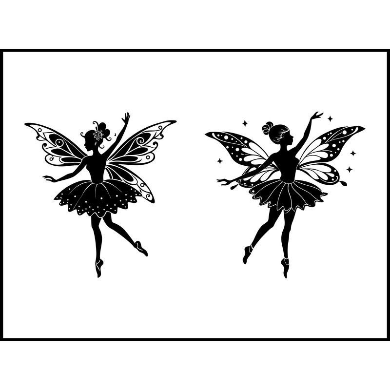 Ballerina Fairy Svg Bundle 2